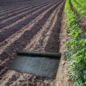 Heavy Duty Weed Control PP Woven Fabric Weed Mat Gardening Plant 1.83m x 30m - RnR Galore