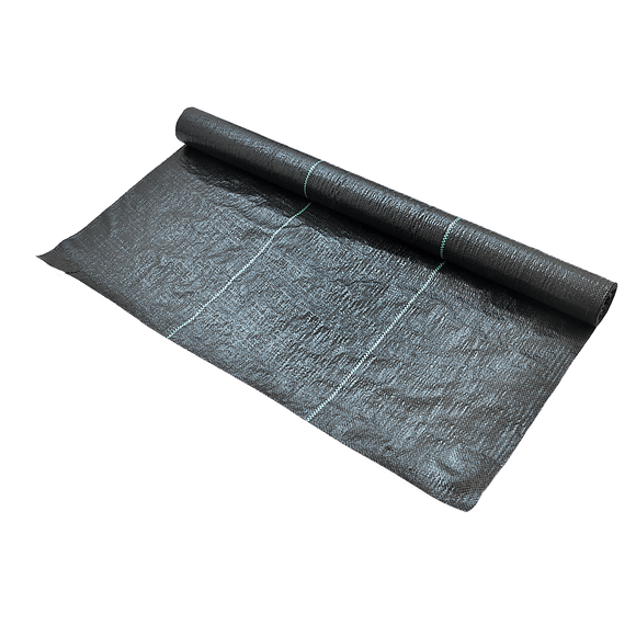 Heavy Duty Weed Control PP Woven Fabric Weed Mat Gardening Plant 1.83m x 30m - RnR Galore