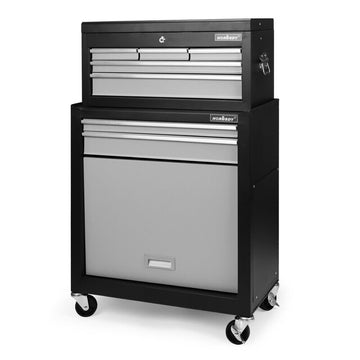HORUSDY 7 Drawer Tool Box Trolley Cabinet Storage Cart Garage Toolbox Organiser - RnR Galore