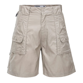 HUSKI Mens Cargo Shorts Work Casual Workwear - Bone - 3XL (107cm Waist) - RnR Galore