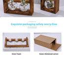 HydroponicWoodenFramewithSnap - On - SphericalSingleBottle - RnR Galore