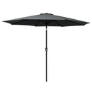 Instahut 3m Outdoor Umbrella Beach Pole Garden Patio Tilt Black - RnR Galore