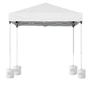 Instahut Gazebo 2x2m Outdoor Patio Garden Marquee Shade w/ Base Pods White - RnR Galore