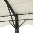 Instahut Gazebo Marquee 4x3m Outdoor Event Wedding Tent Camping Party Shade Iron Art Canopy Beige - RnR Galore