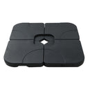 Instahut Outdoor Umbrella Base 50cm 4 Plates Stand Pod Cantilever - RnR Galore