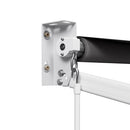 Instahut Retractable Folding Arm Awning Manual Sunshade 4.5Mx2.5M Grey - RnR Galore
