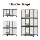 i.Pet Bird Cage Large Bird Cages Aviary Budgie Perch Cage Parrot Pet Stand Wheels - RnR Galore
