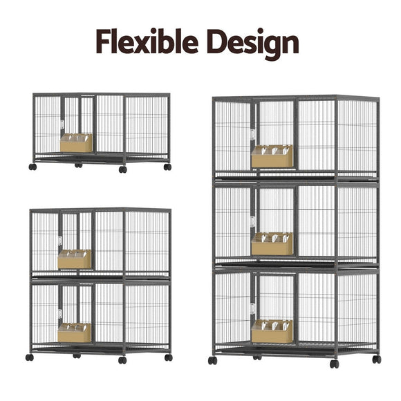 i.Pet Bird Cage Large Bird Cages Aviary Budgie Perch Cage Parrot Pet Stand Wheels - RnR Galore