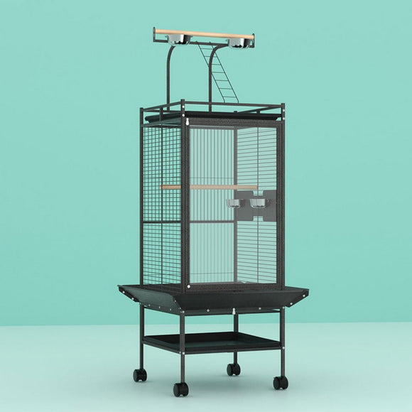 i.Pet Bird Cage Large Cages 155cm Parrot Aviary Stand - Alone Budgie Wheels Castor - RnR Galore