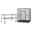 i.Pet Bird Cage Large Cages 160cm Parrot Aviary Stand - Alone Budgie Wheels Castor - RnR Galore