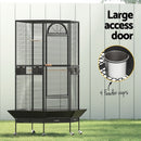 i.Pet Bird Cage Large Jumbo Aviary Budgie Perch Cage Parrot Stand Wheels Corner - RnR Galore