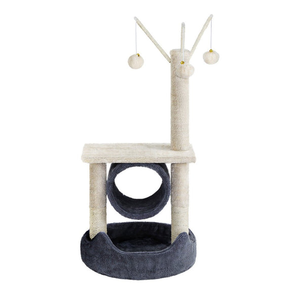 i.Pet Cat Tree 76cm Scratching Post Tower Scratcher Condo House Hanging toys - RnR Galore
