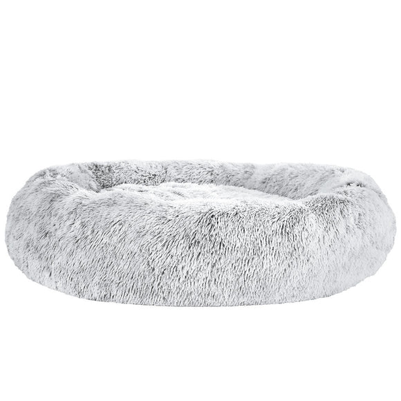i.Pet Pet Bed Dog Cat 110cm Calming Extra Large Soft Plush Light Charcoal - RnR Galore