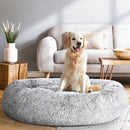 i.Pet Pet Bed Dog Cat 110cm Calming Extra Large Soft Plush Light Charcoal - RnR Galore