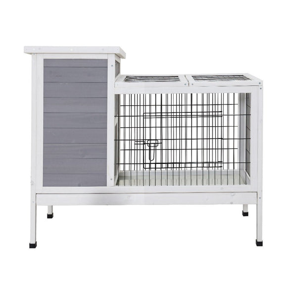 i.Pet Rabbit Hutch Chicken Coop 97cm x 49cm x 86cm Chicken Coop Large Run Wooden Outdoor Cage House - RnR Galore