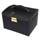 Jewellery Storage Box Girls Rings Necklaces Display Organiser Storage Case - RnR Galore