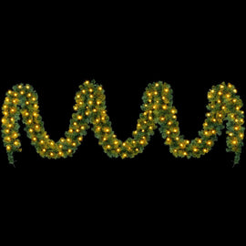 Jingle Jollys 10M Christmas Garland LED Lights Party Xmas Decorations 700 TIPS - RnR Galore