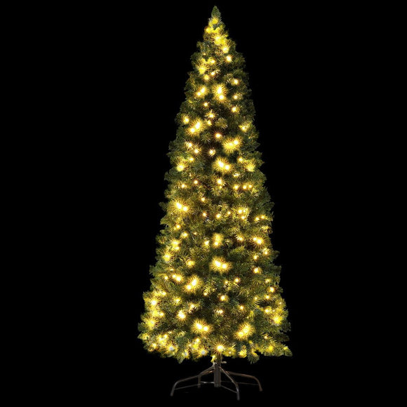 Jingle Jollys 1.8M Pre - lit Christmas Tree 8 Mode Multi Colour 200 LED Light Xmas - RnR Galore