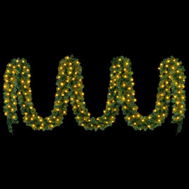 Jingle Jollys 20M Christmas Garland LED Lights Party Xmas Decorations 1400 Tips - RnR Galore