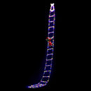 Jingle Jollys 3.5M Christmas Lights 300 LED Ladder Light with Santa Claus Decor - RnR Galore