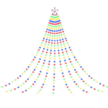 Jingle Jollys 3.8M Christmas Lights Waterfall String Light 340 LED - RnR Galore