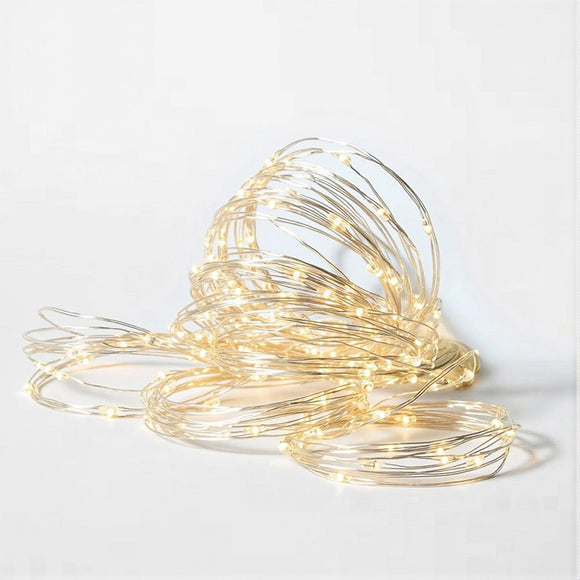 Jingle Jollys 3X3M Christmas Lights Curtain String Light 300 LED Warm White - RnR Galore