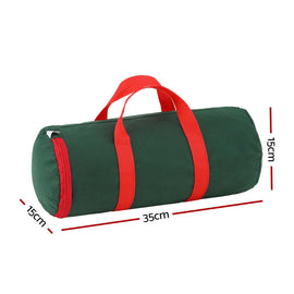 Jingle Jollys Christmas Baubles Storage Bag Xmas Ornaments Bag Container Green - RnR Galore