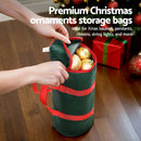 Jingle Jollys Christmas Baubles Storage Bag Xmas Ornaments Bag Container Green - RnR Galore