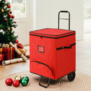 Jingle Jollys Christmas Baubles Storage Cart Roller 125 Dividers - RnR Galore