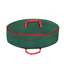 Jingle Jollys Christmas Garland Wreath Storage Bag Baubles Ornaments Container - RnR Galore