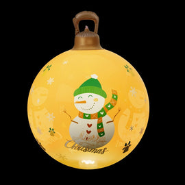 Jingle Jollys Christmas Inflatable Ball 60cm Led Illuminated Snowman Xmas Decor - RnR Galore