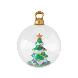 Jingle Jollys Christmas Inflatable Ball 60cm Tree Decoration Giant Bauble Clear - RnR Galore