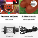 Jingle Jollys Christmas Inflatable Gingerbread Man Tree LED Illuminated Decorations - RnR Galore