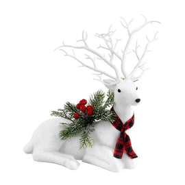 Jingle Jollys Christmas Reindeer 32cm Glitter Deer Ornaments Party Decorations - RnR Galore