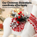 Jingle Jollys Christmas Reindeer 45cm Glitter Deer Ornaments Party Decorations - RnR Galore