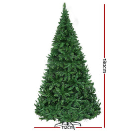 Jingle Jollys Christmas Tree 1.8m LED Xmas Tree Decorations 874 Tips - RnR Galore