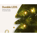 Jingle Jollys Christmas Tree 1.8m Pre - Lit 200 LED Lights Xmas Tree Decorations - RnR Galore