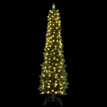 Jingle Jollys Christmas Tree 1.8m Pre - Lit 200 LED Lights Xmas Tree Decorations - RnR Galore