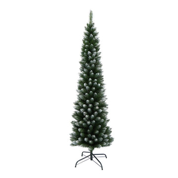 Jingle Jollys Christmas Tree 1.8m Xmas Tree Decorations Snowy 300 Tips - RnR Galore