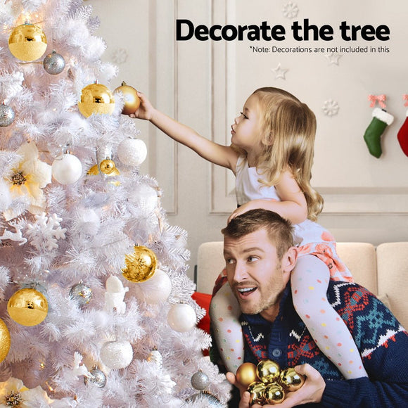 Jingle Jollys Christmas Tree 2.1m 500 LED Xmas Tree Decorations White 1260 Tips - RnR Galore