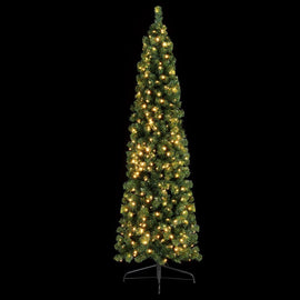 Jingle Jollys Christmas Tree 2.1M Corner Xmas Tree Party Decorations 430 Tips - RnR Galore