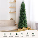Jingle Jollys Christmas Tree 2.1M Corner Xmas Tree Party Decorations 430 Tips - RnR Galore