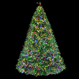 Jingle Jollys Christmas Tree 2.4M Xmas Tree Decoration 8 Light Mode Multi Colour - RnR Galore