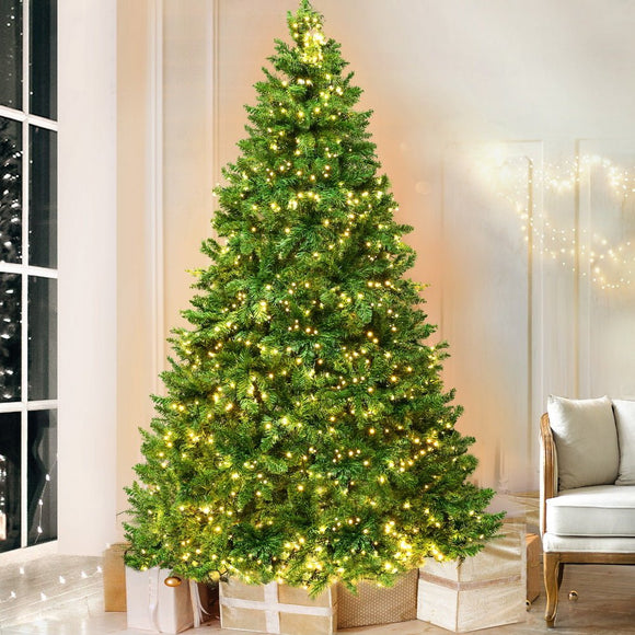 Jingle Jollys Christmas Tree 2.4m Xmas Tree Decorations 1488 LEDs - RnR Galore