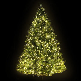 Jingle Jollys Christmas Tree 2.4M Xmas Tree Decorations 3190 LEDs 8 Light Mode - RnR Galore
