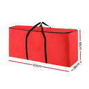 Jingle Jollys Christmas Tree Storage Bag Fits Up to 8ft Tree Xmas Bag Red - RnR Galore