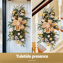 Jingle Jollys Hanging Christmas Garland 45cm Staircase Door Party Decor - RnR Galore