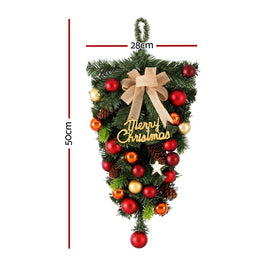 Jingle Jollys Hanging Christmas Garland 50CM Ornaments Party Decorations - RnR Galore