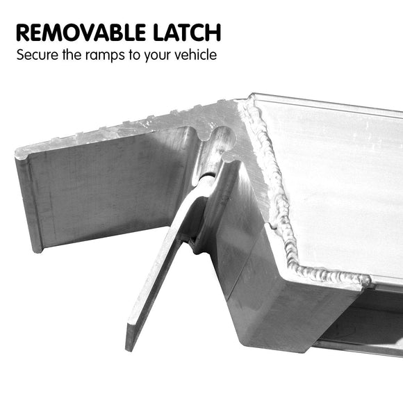 Kartrite 2x Heavy Duty Aluminium Loading Ramps - 2m - RnR Galore