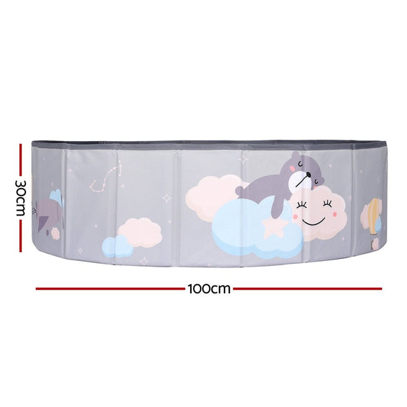 Keezi Kids Ball Pool Pit Toddler Ocean Play Foldable Child Playhouse Storage Bag - RnR Galore